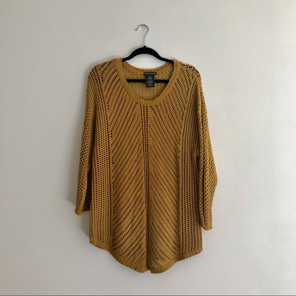 Yellow Gold Knit Sweater